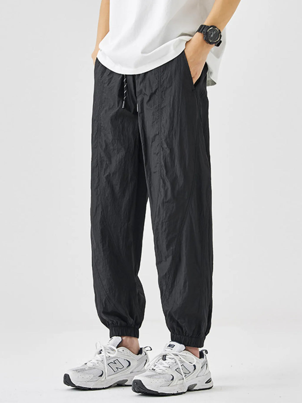 Men's Plus Size Drawstring Loose Fit Joggers