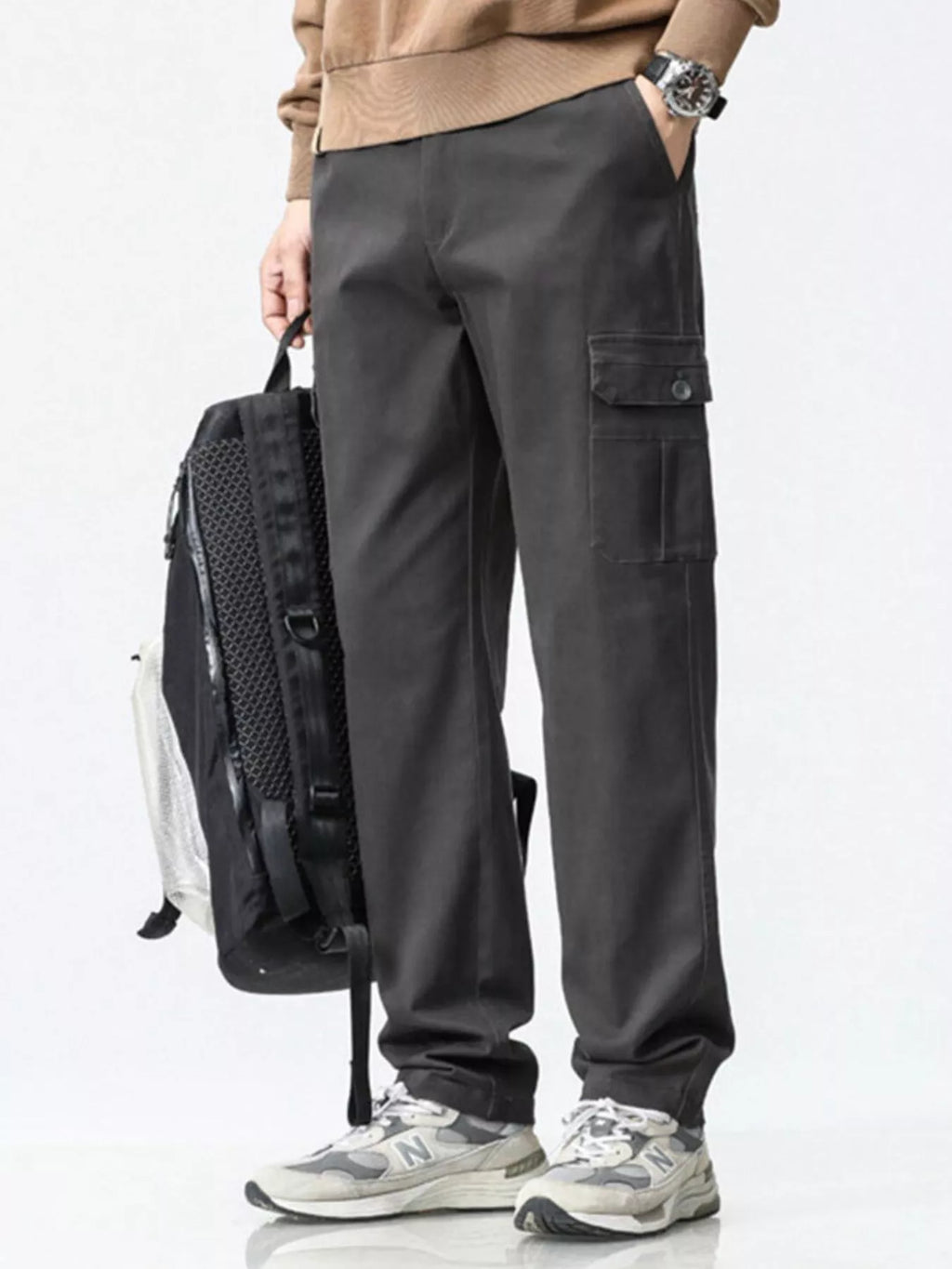 Men's Plus Size Relaxed Fit Cargo Pants