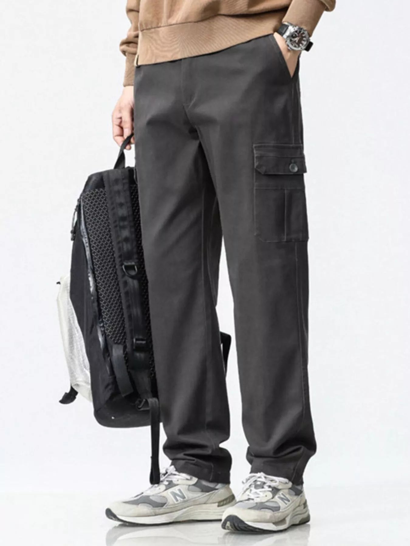 Men's Plus Size Relaxed Fit Cargo Pants