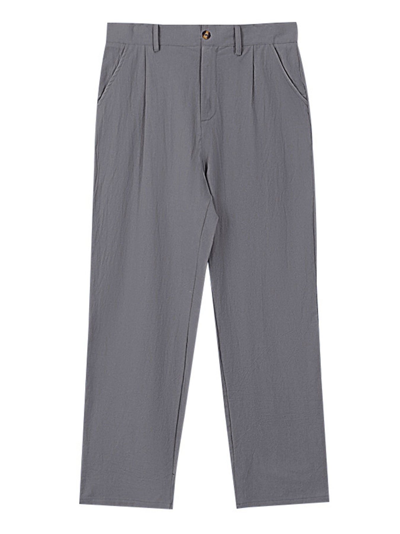 Men's Full Size Relaxed Fit Pleated Pants Plus Size