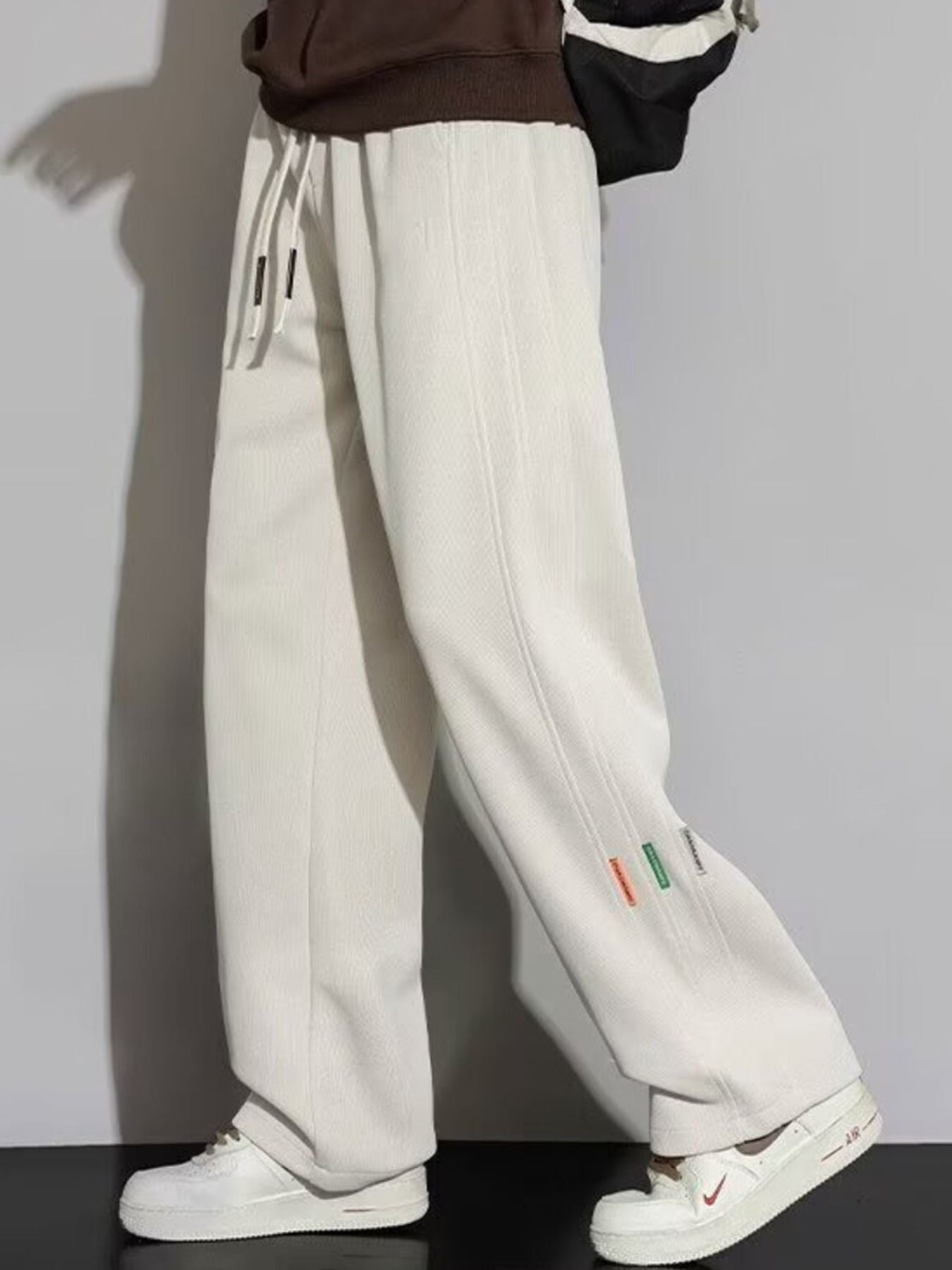 Men's Plus Size Casual Loose Fit Drawstring Pants