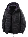 Men's Plus Size Hooded Padded Puffer Jacket