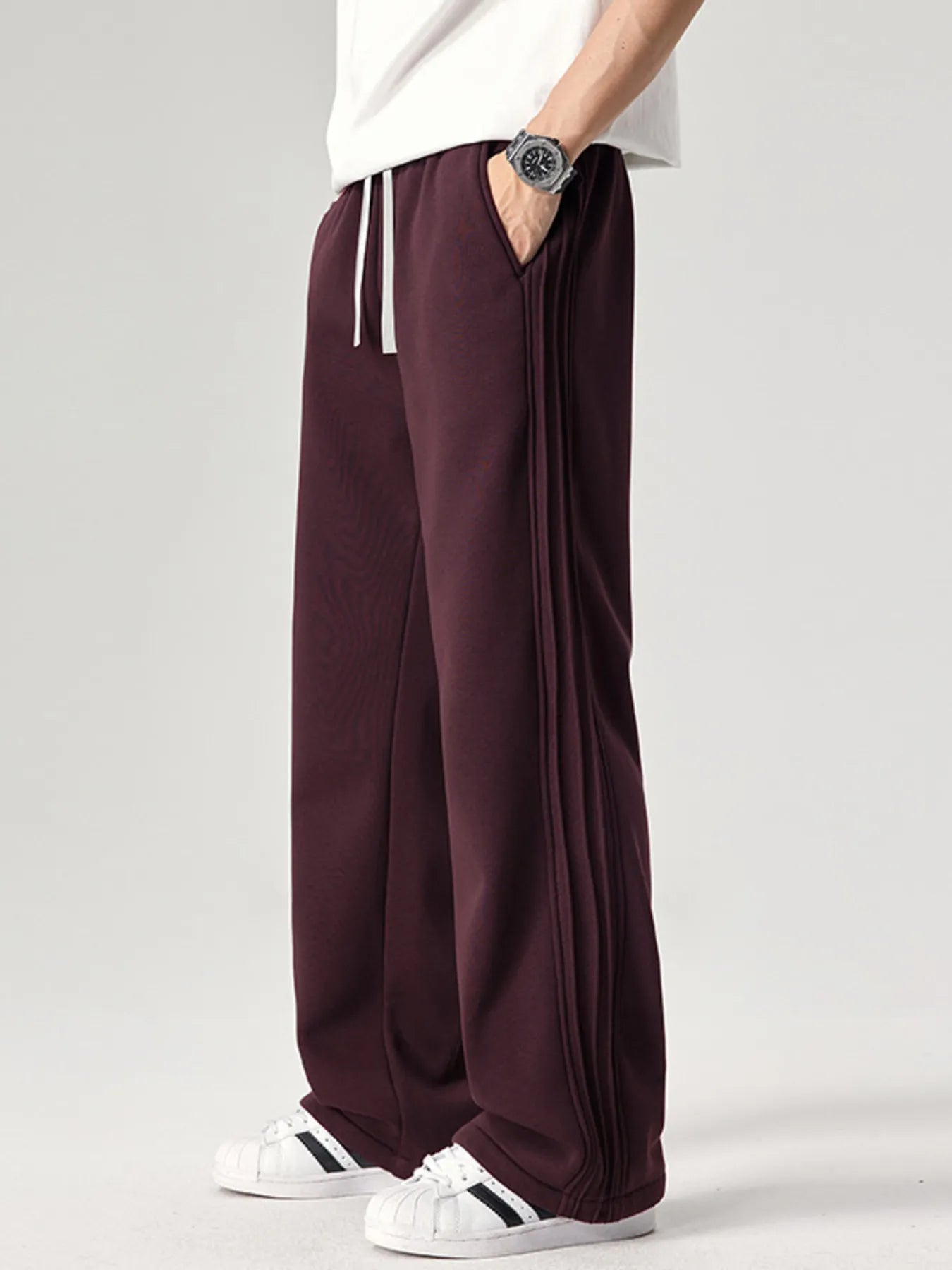 Men's Plus Size Casual Loose Fit Pants