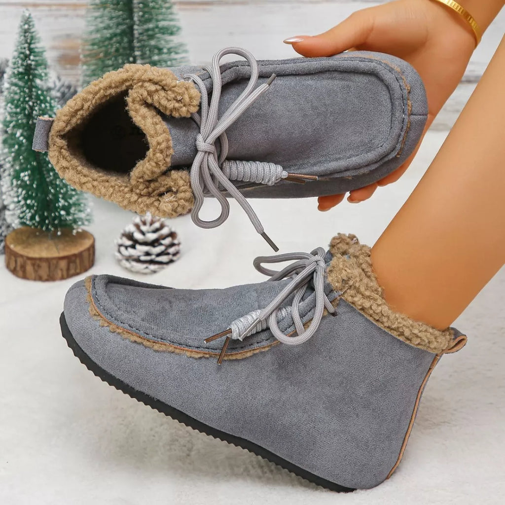 Plush Lining Ankle Boots