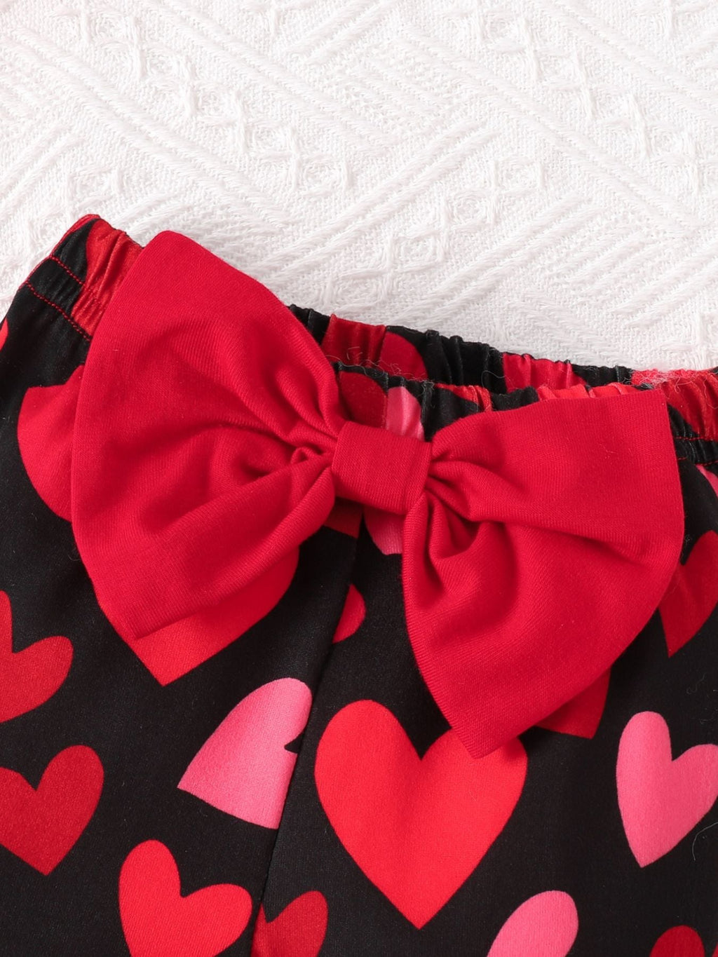 Children's Ruffled Bodysuit and Pants Set with Headband