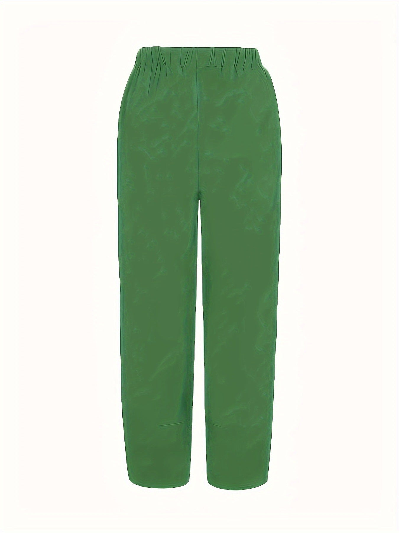 Elastic Waist Pants with Pockets