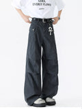 Men's Vintage Wide Leg Cargo Jeans