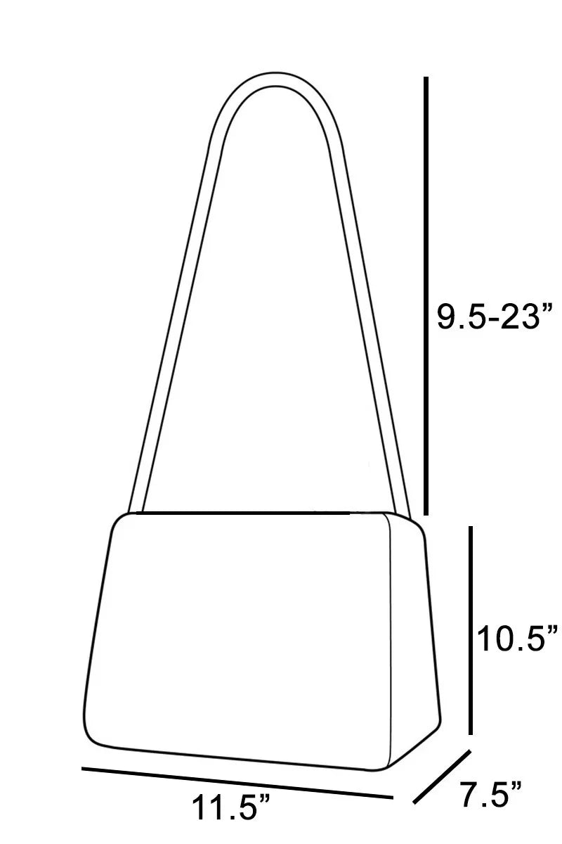 Fame Studded Leather Bucket Bag