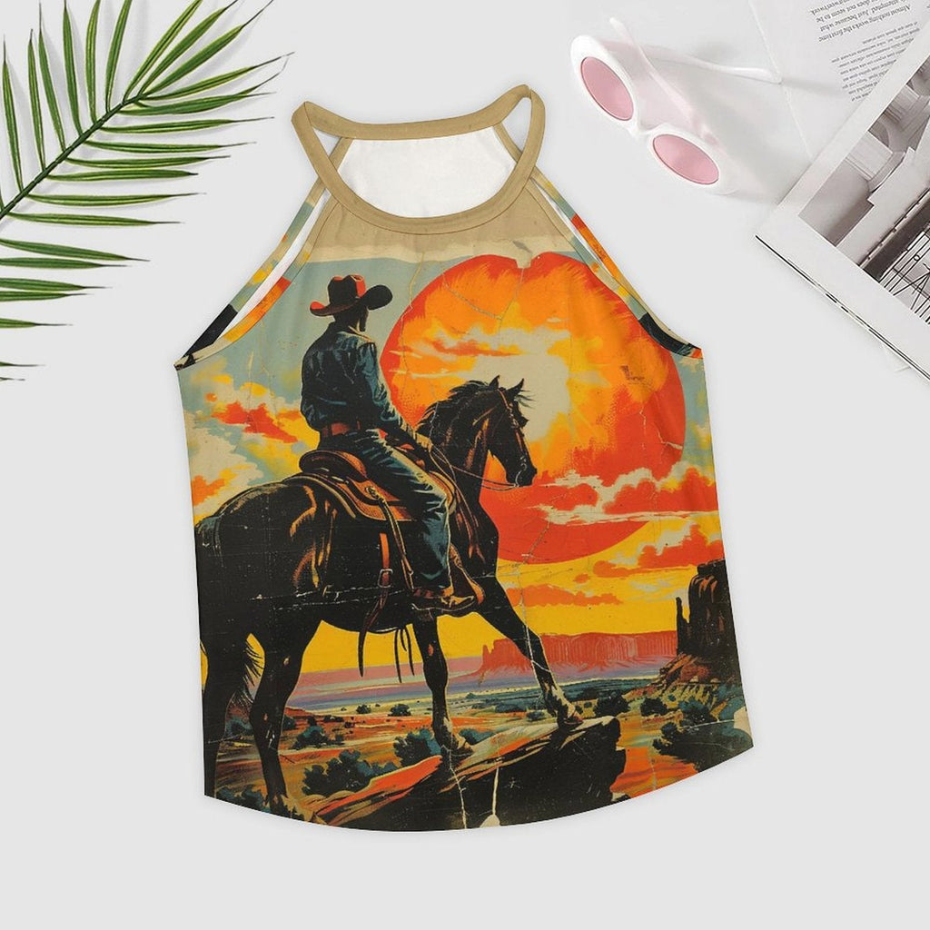 Baha Ranch Sunset Cowboy Tank Top