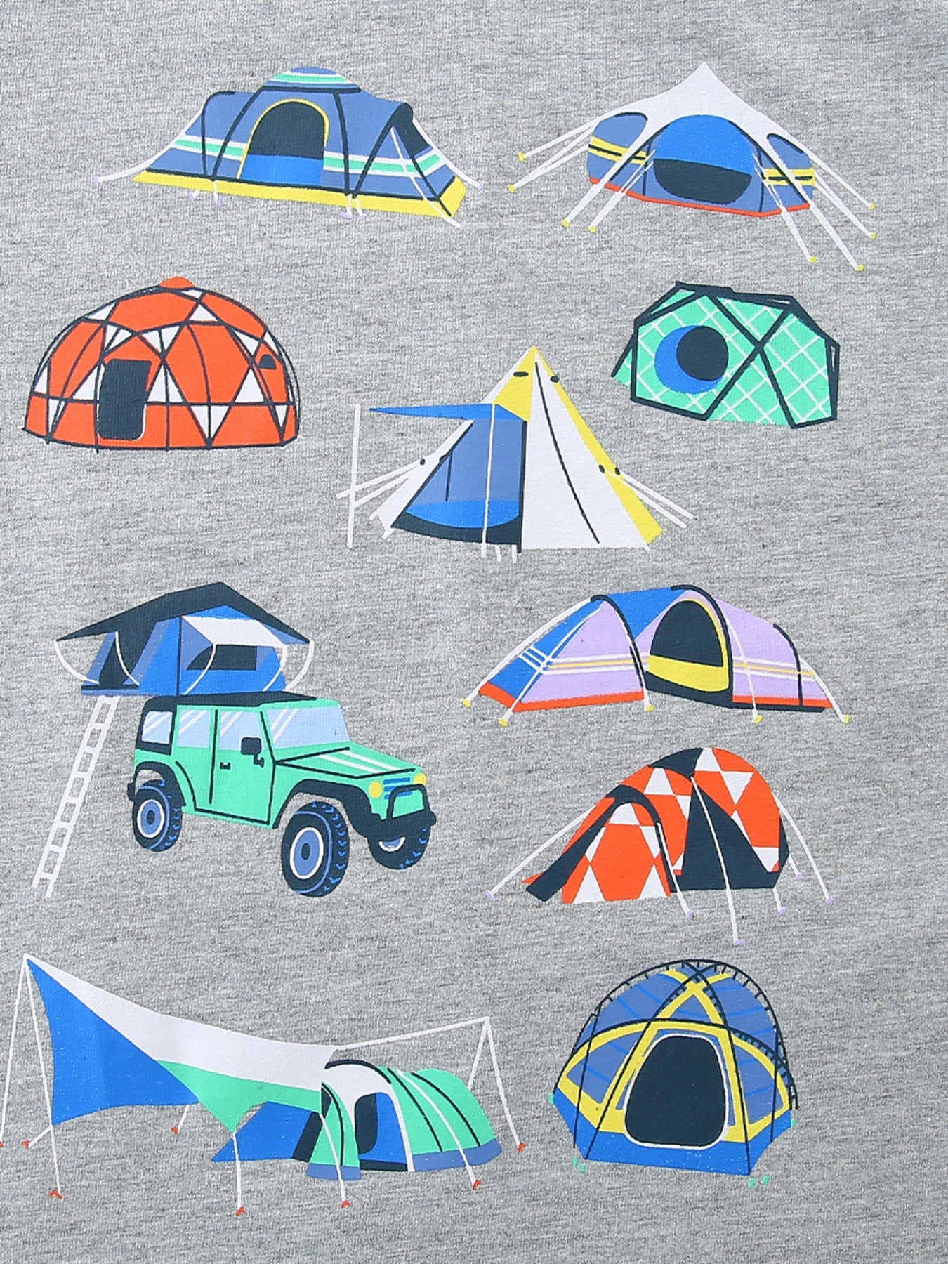 Children's Camping Adventure Graphic Tee