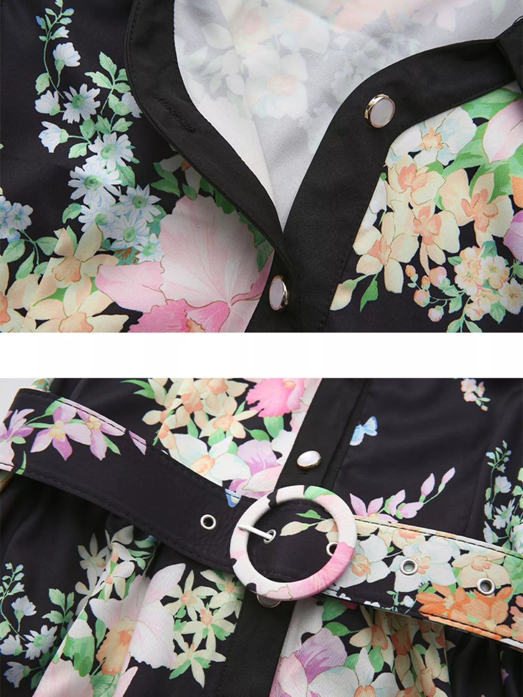 Floral Print Ruffle Sleeve Midi Dress