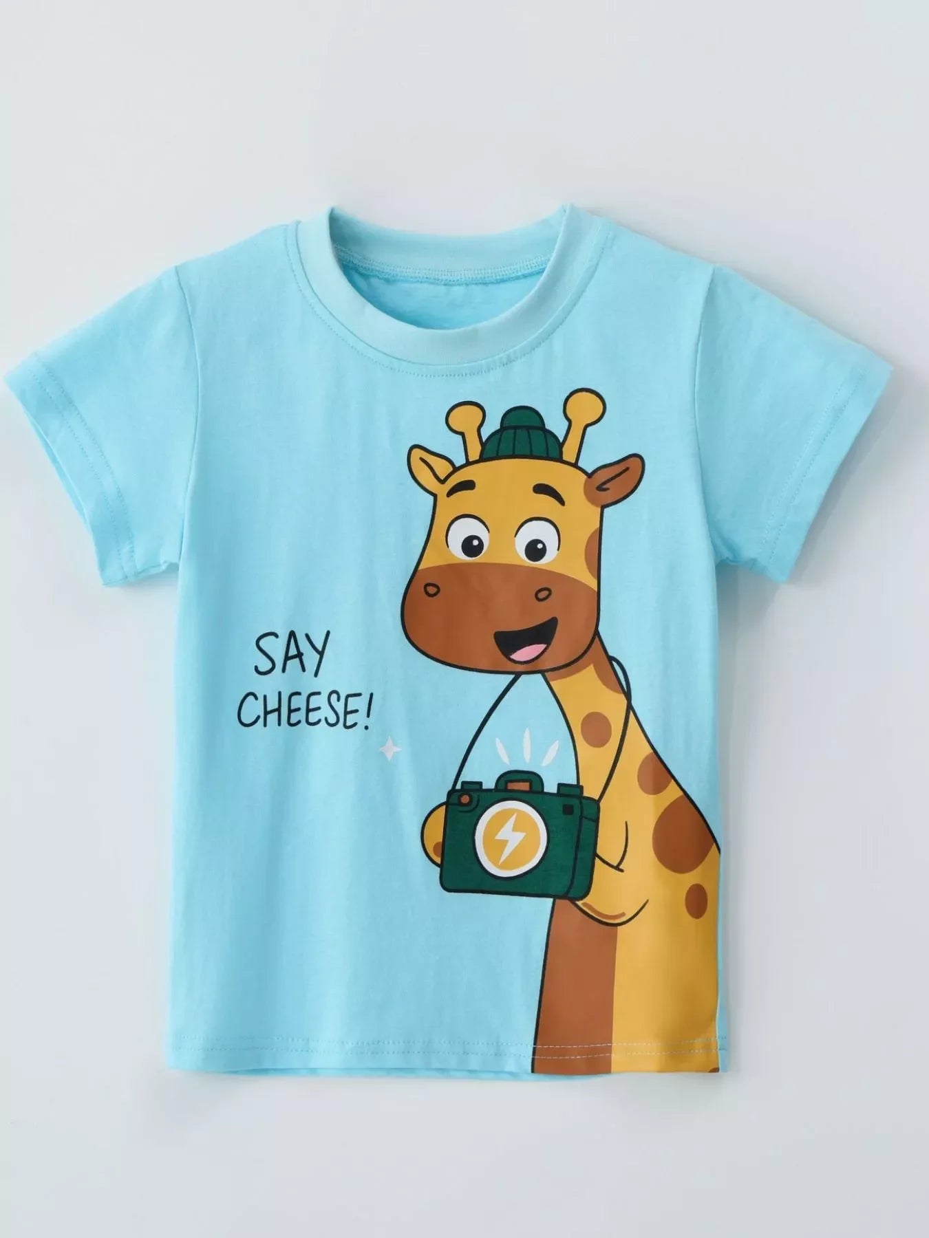 Children's Giraffe T-shirt and Shorts Set