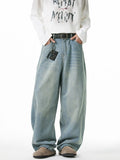 Men's Plus Size Wide Leg Jeans