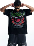 Men's Graphic Round Neck Oversized T-Shirt