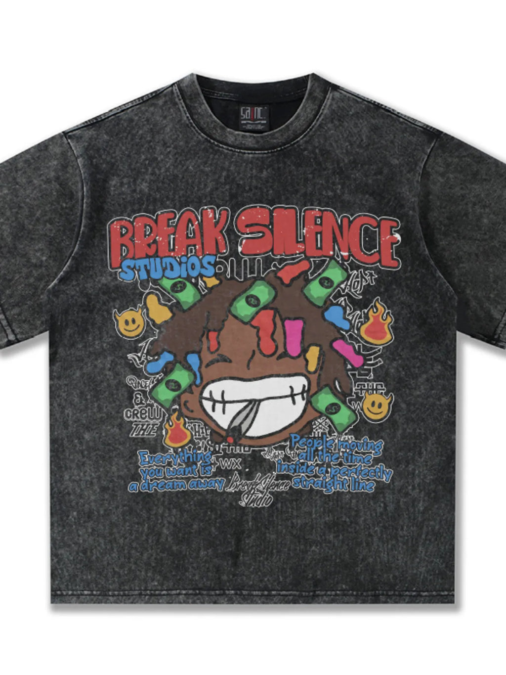 Men's Break Silence Graphic Relaxed Fit T-Shirt
