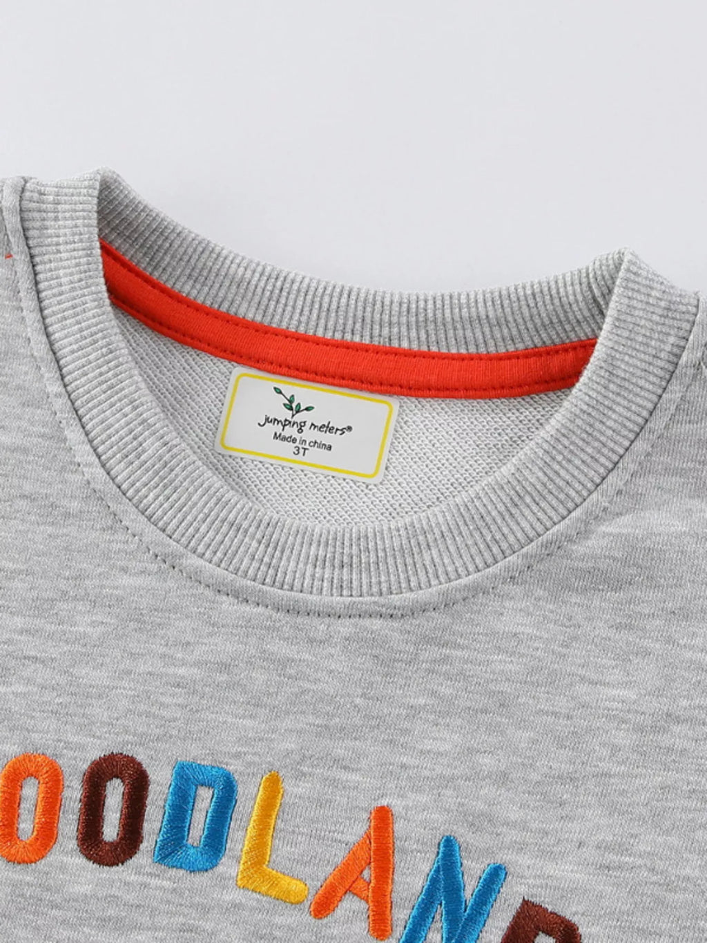 Children's Woodland Friends Embroidered Crewneck Sweatshirt
