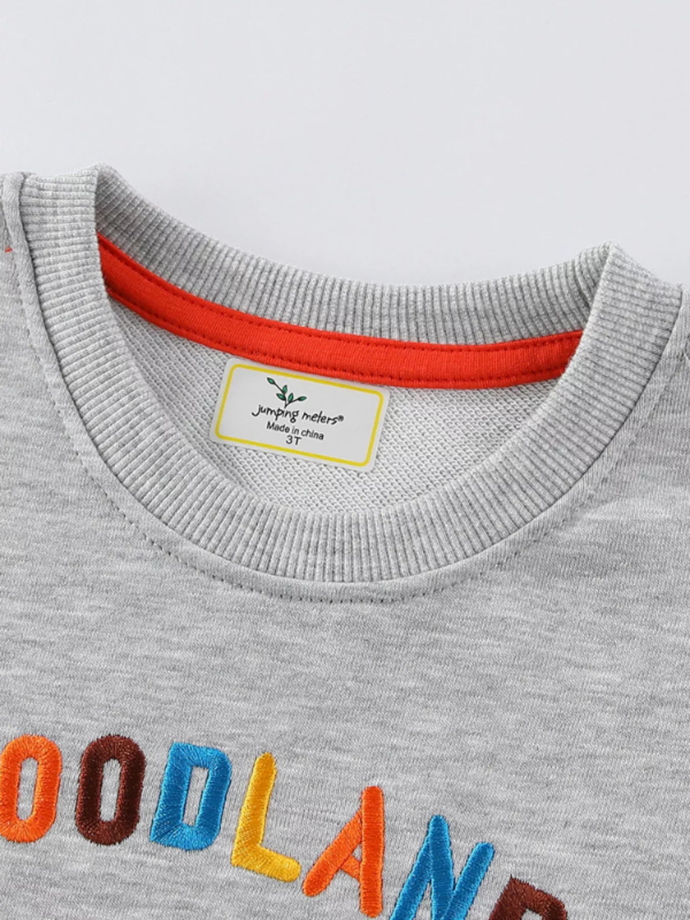 Children's Woodland Friends Embroidered Crewneck Sweatshirt
