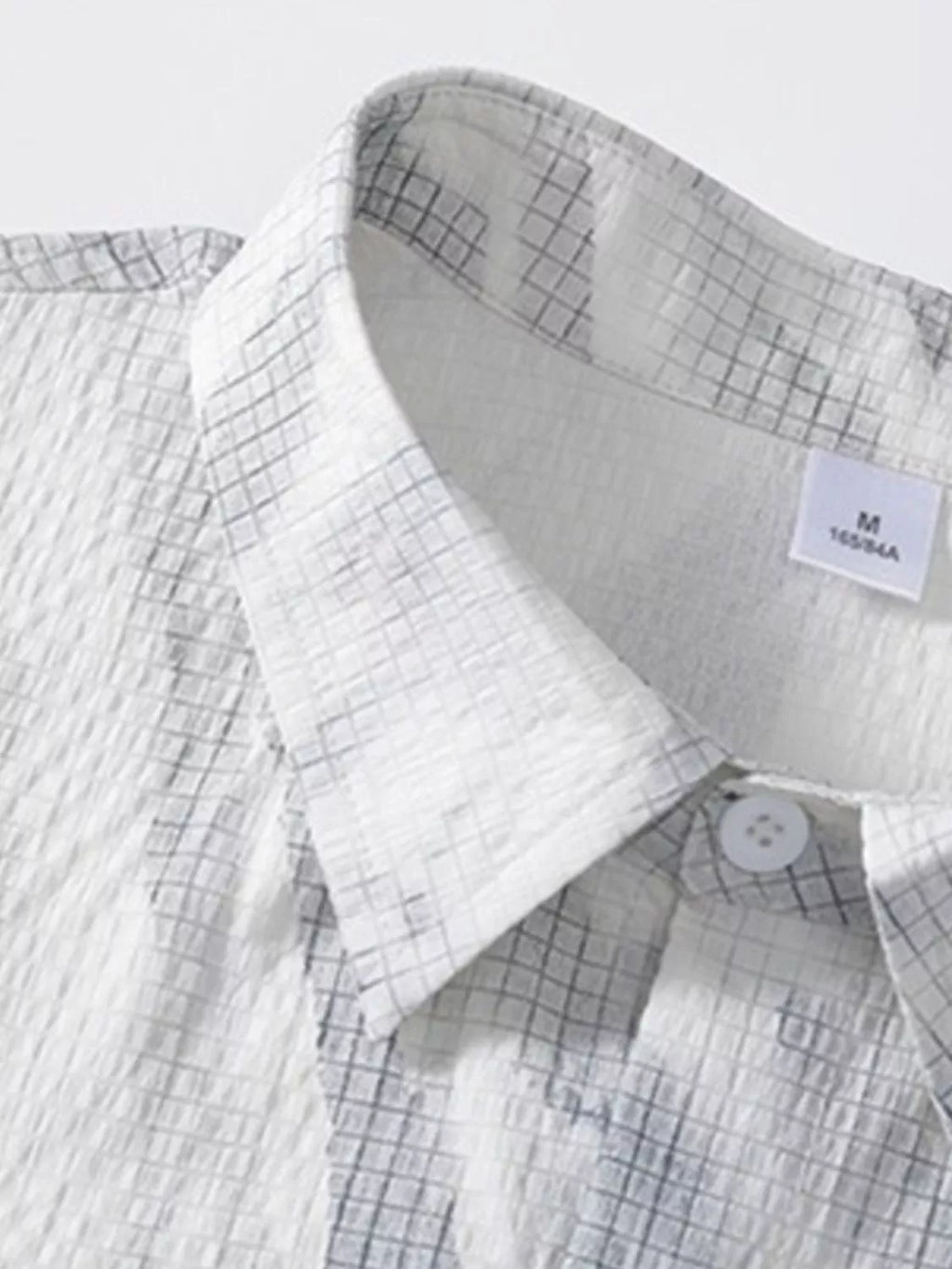 Men's Plus Size Button Up Short Sleeve Shirt