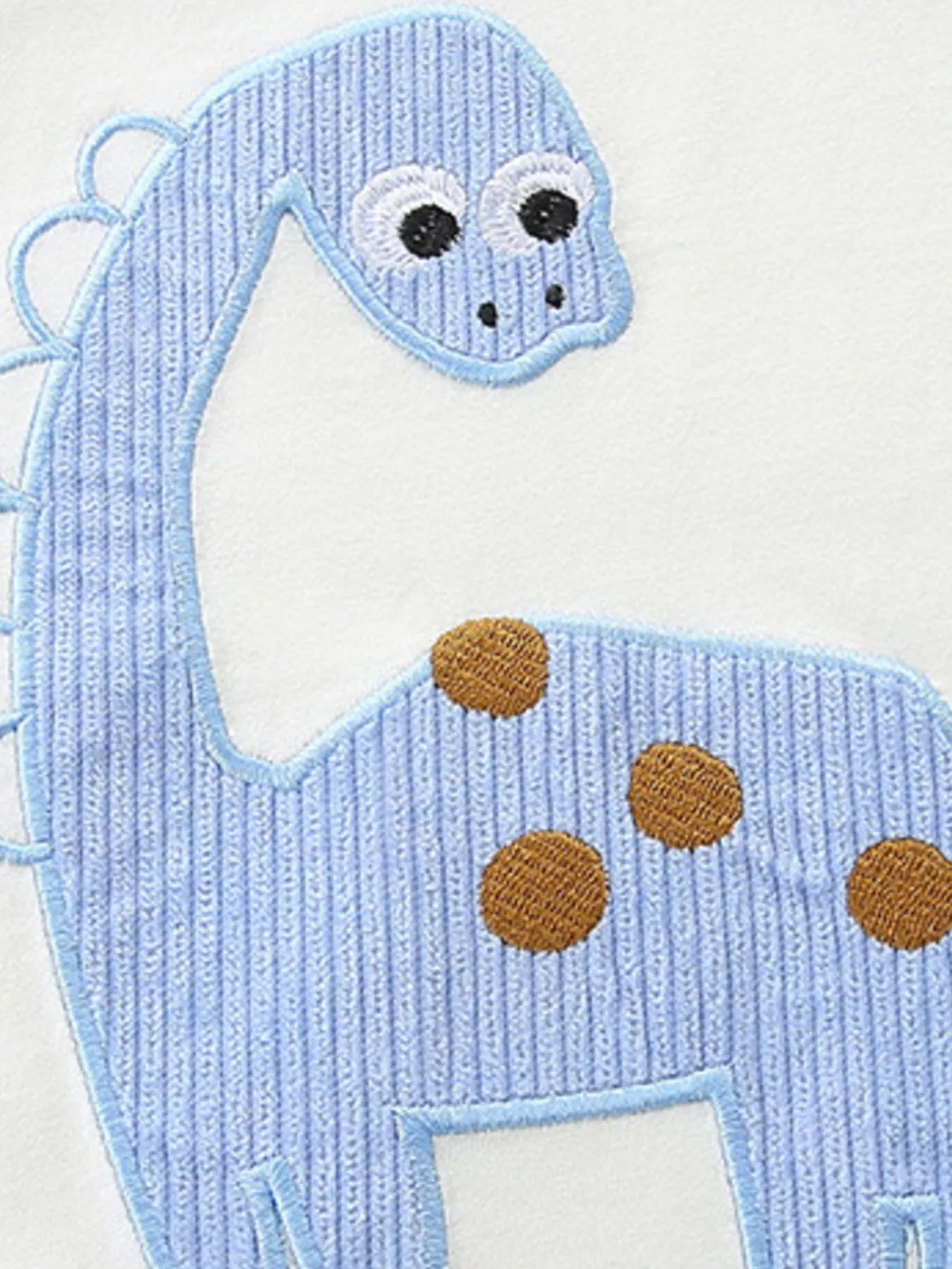 Children's Dinosaur Applique Two-Piece Set