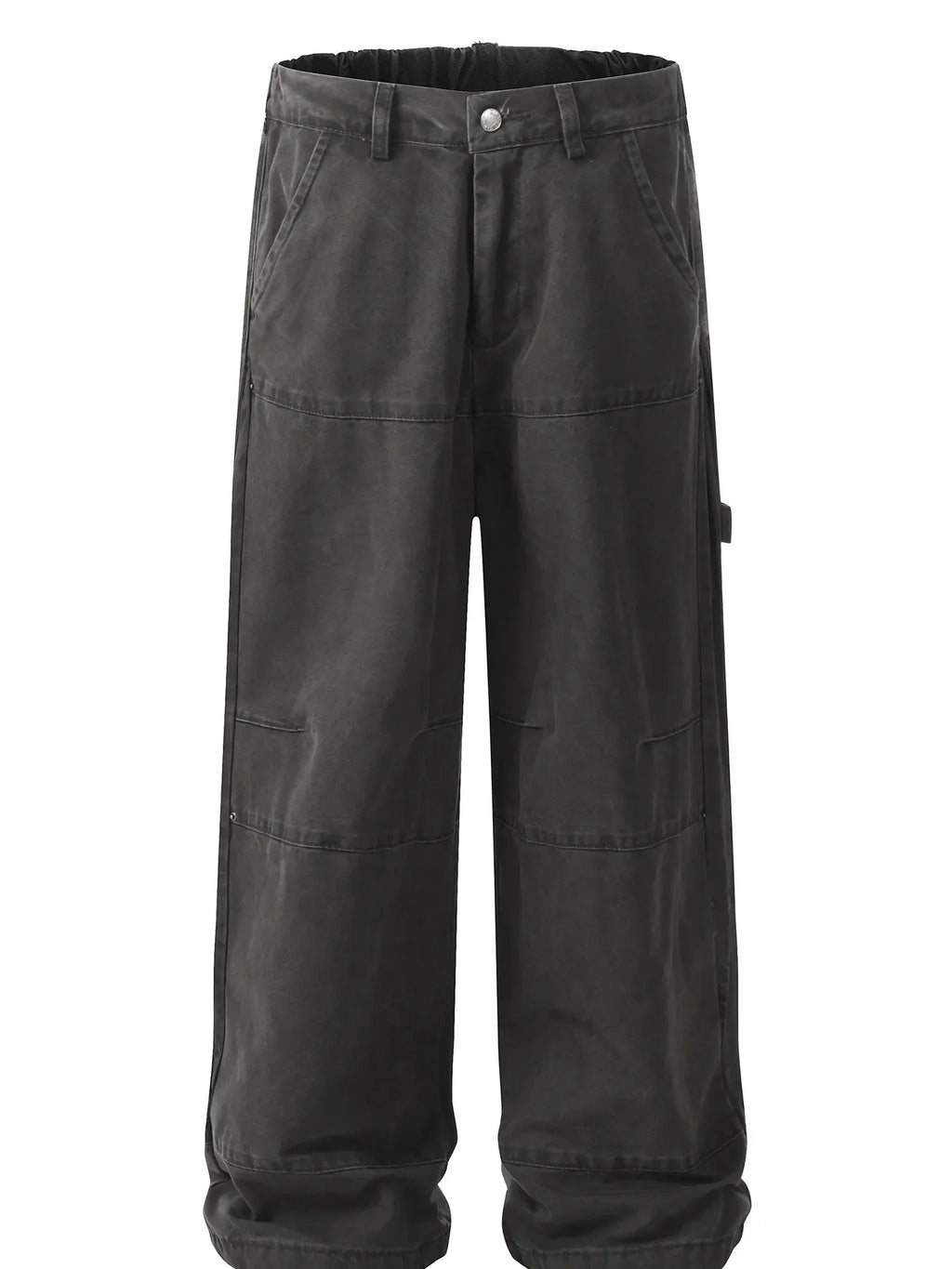 Men's Washed Wide Leg Jeans