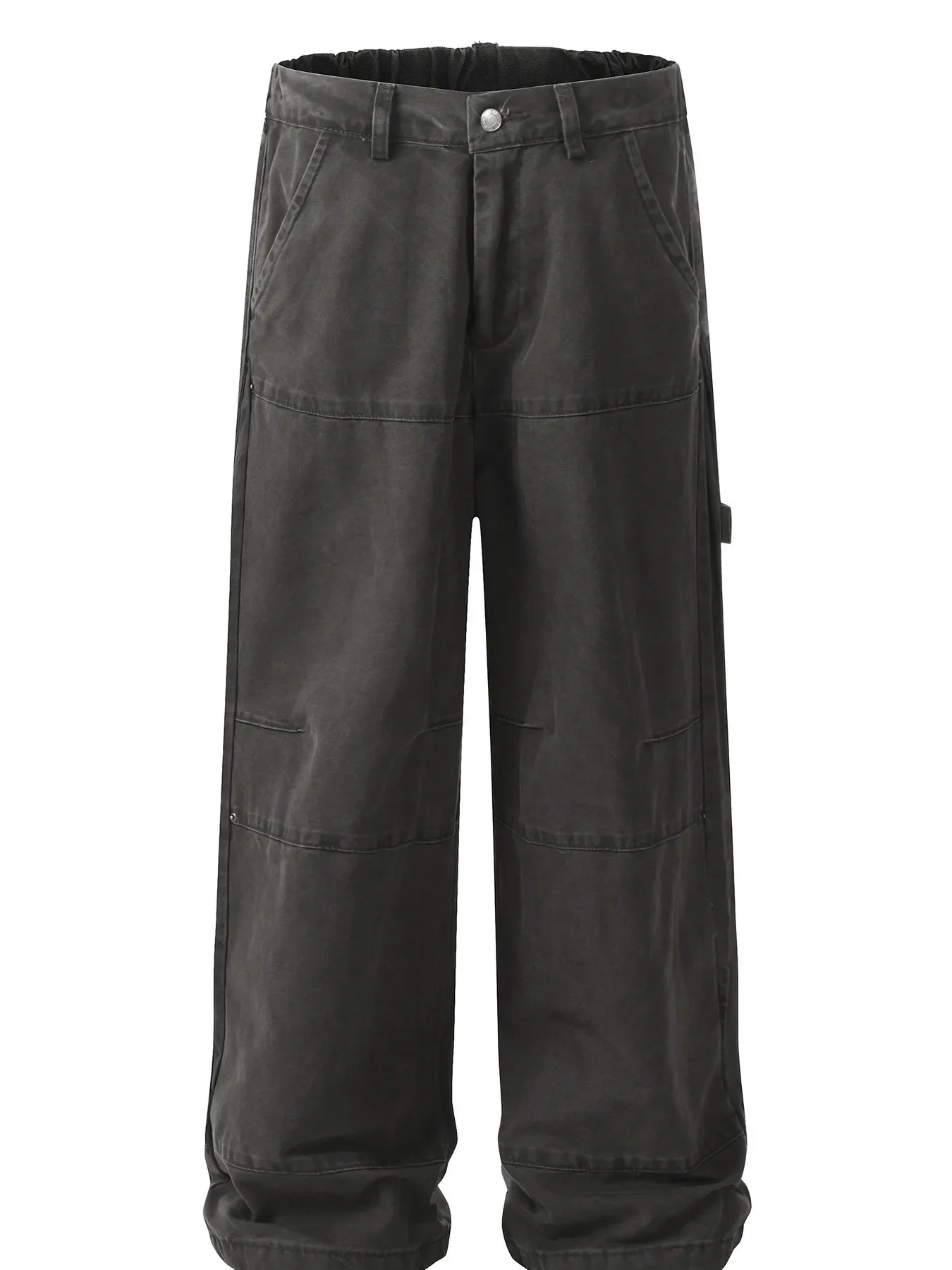 Men's Washed Wide Leg Jeans