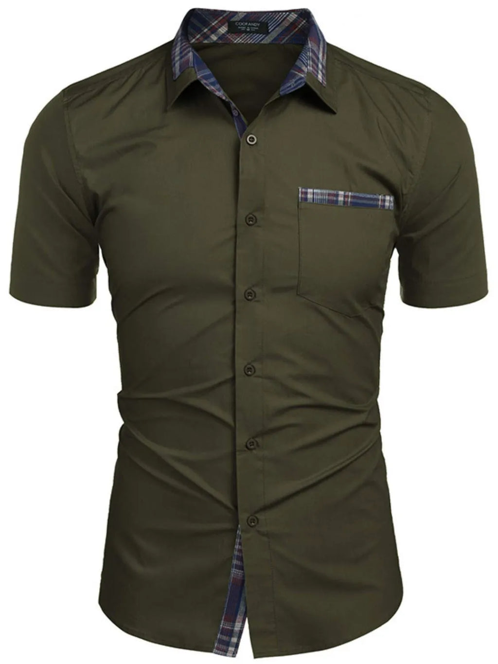 Men's Button Up Short Sleeve Shirt