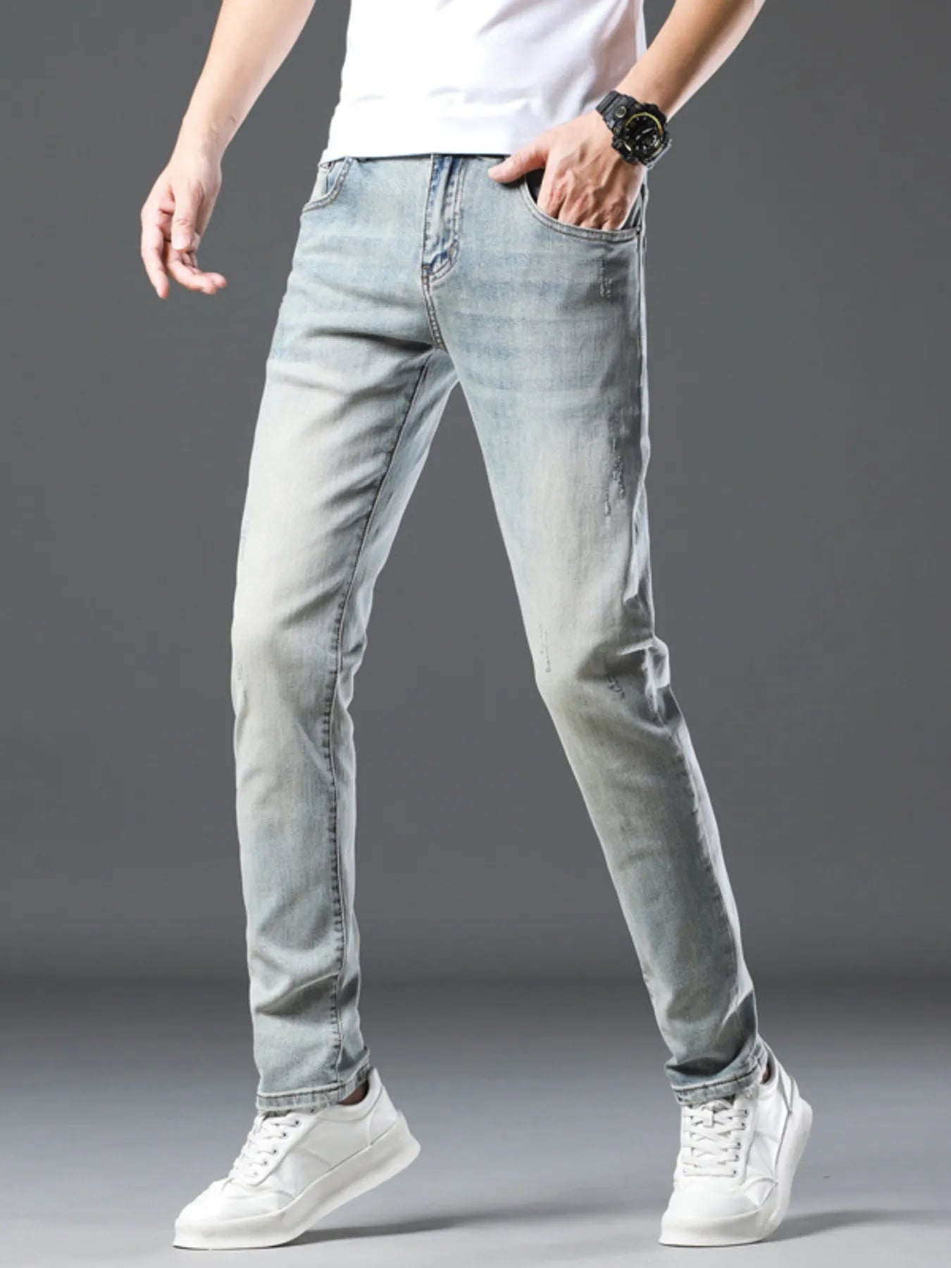 Men's Wash Slim Fit Jeans