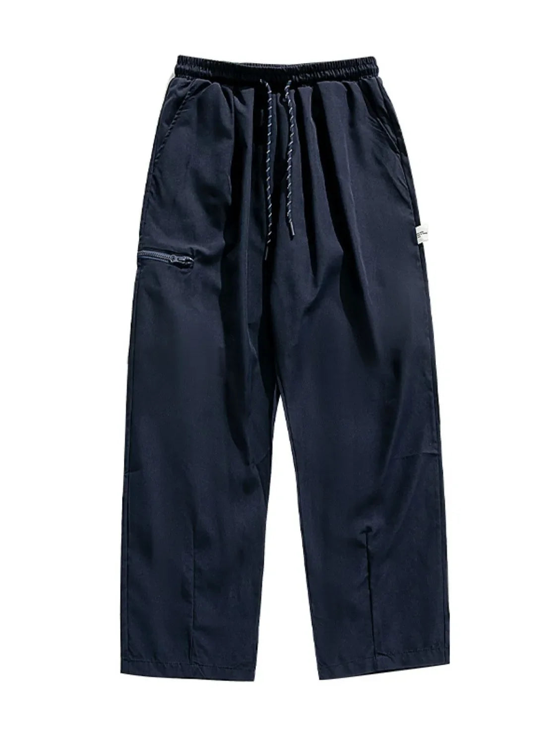 Men's Plus Size Drawstring Pants with Pockets