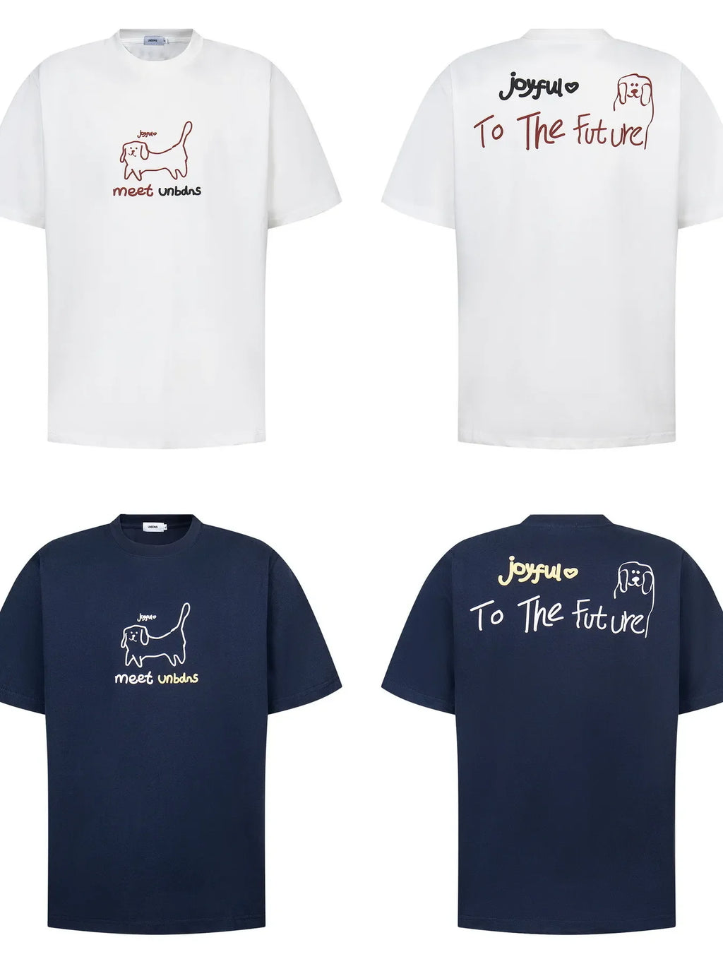 Men's Graphic Dog Casual T-Shirt