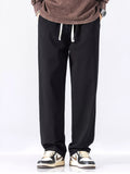 Men's Full Size Casual Loose-Fit Drawstring Pants Plus Size
