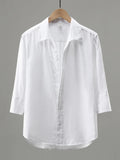 Men's Plus Size Button Up Long Sleeve Shirt
