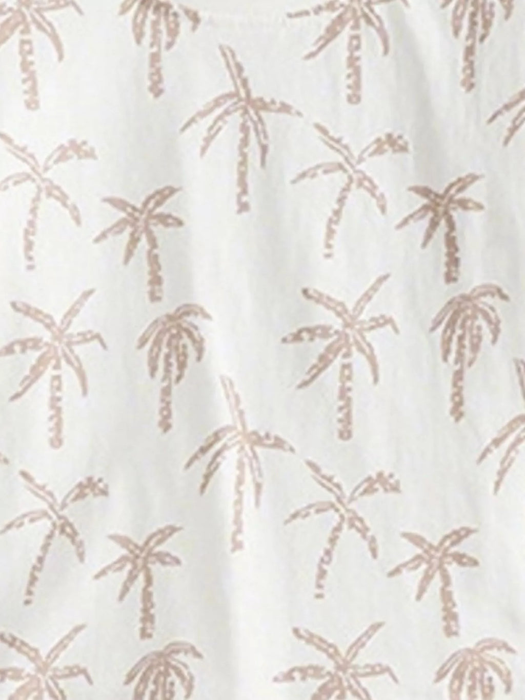 Children's Tropical Palm Print Outfit Set