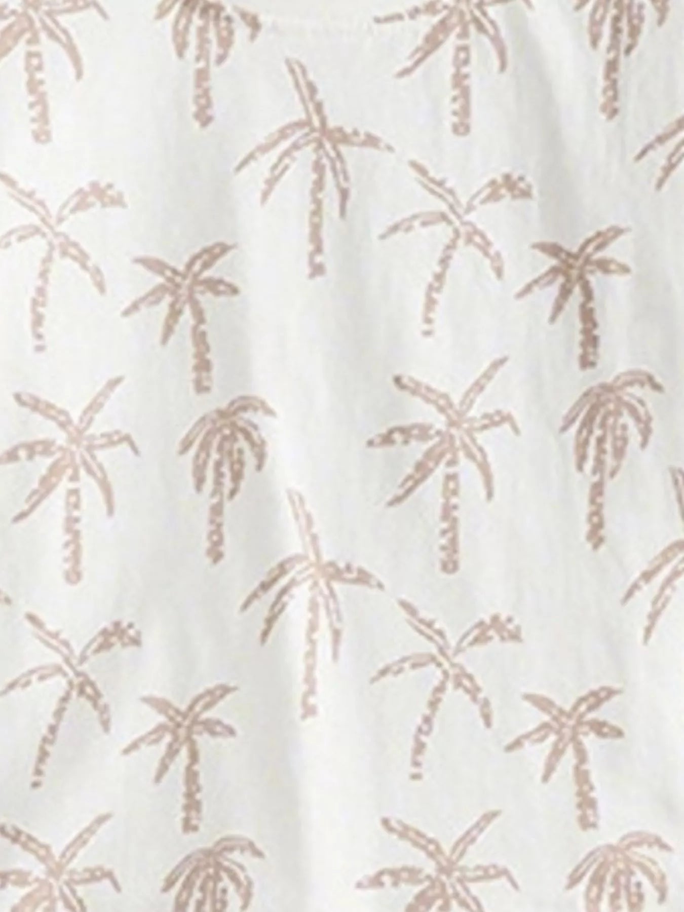 Children's Tropical Palm Print Outfit Set