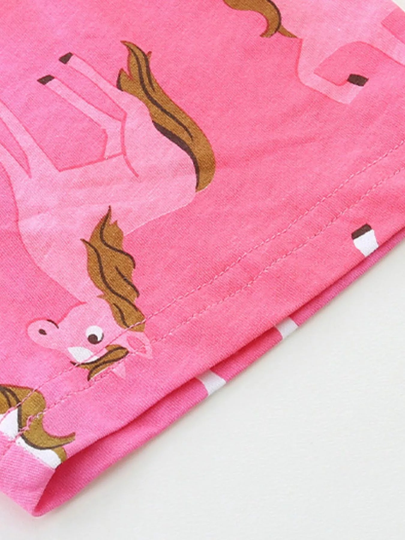 Children's Horse Print Tank and Shorts Set