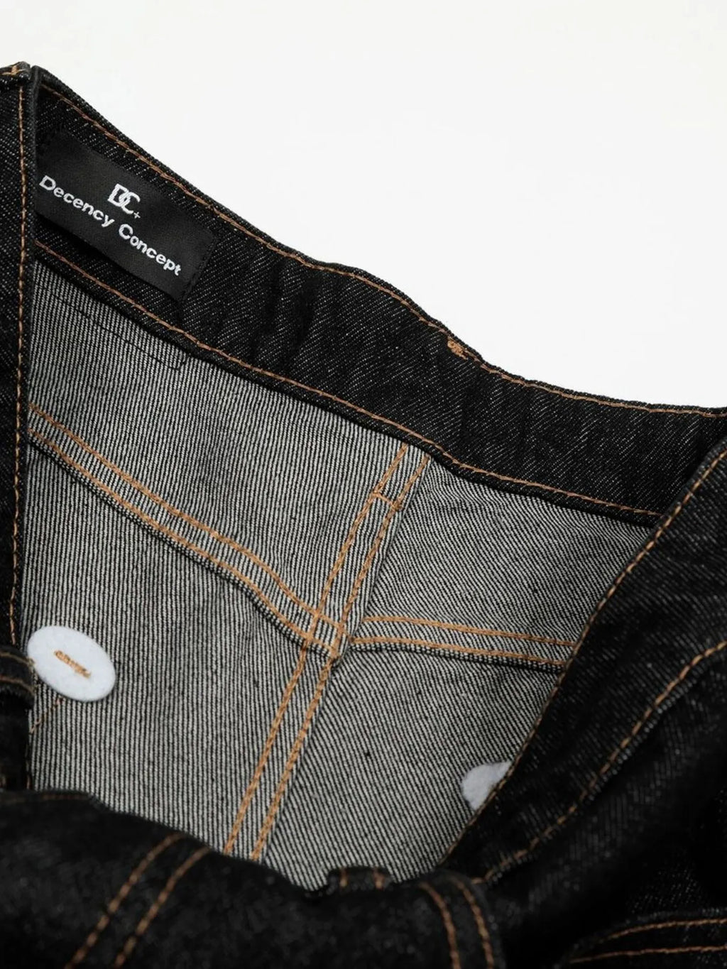 Men's Baggy Denim Shorts with Cuffed Hem