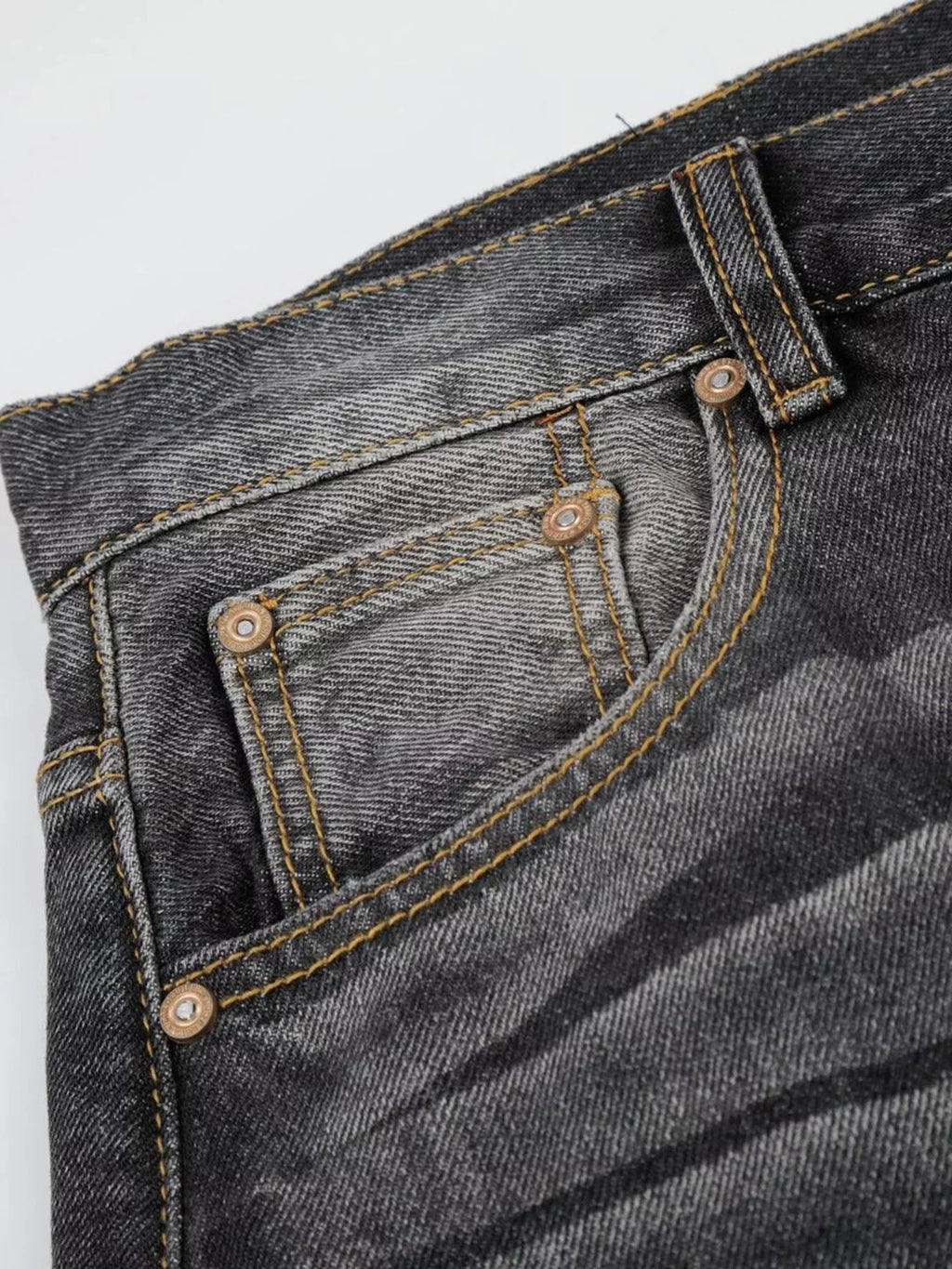 Men's Full Size Distressed Wide-Leg Jeans Plus Size