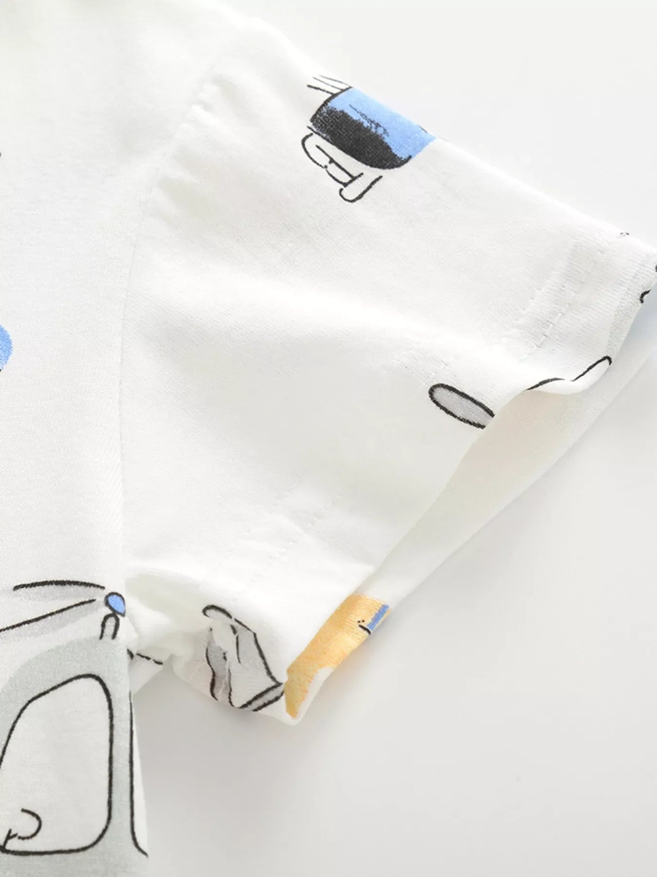 Children's Vehicle Print Cotton T-Shirt