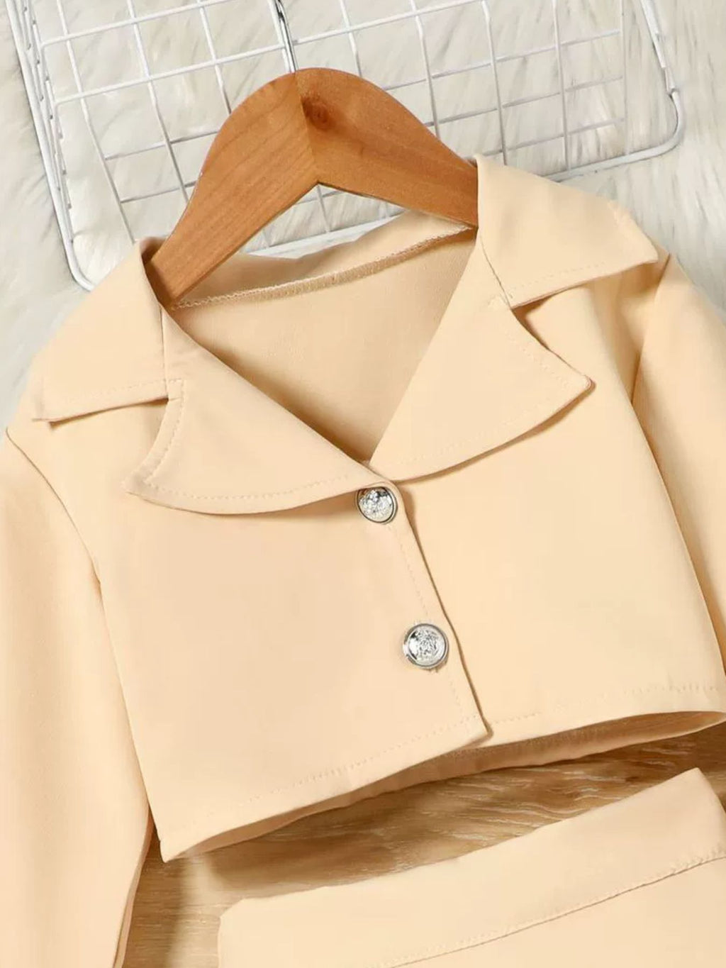 Children's Cami & Long Sleeve Outerwear & Skirt Set