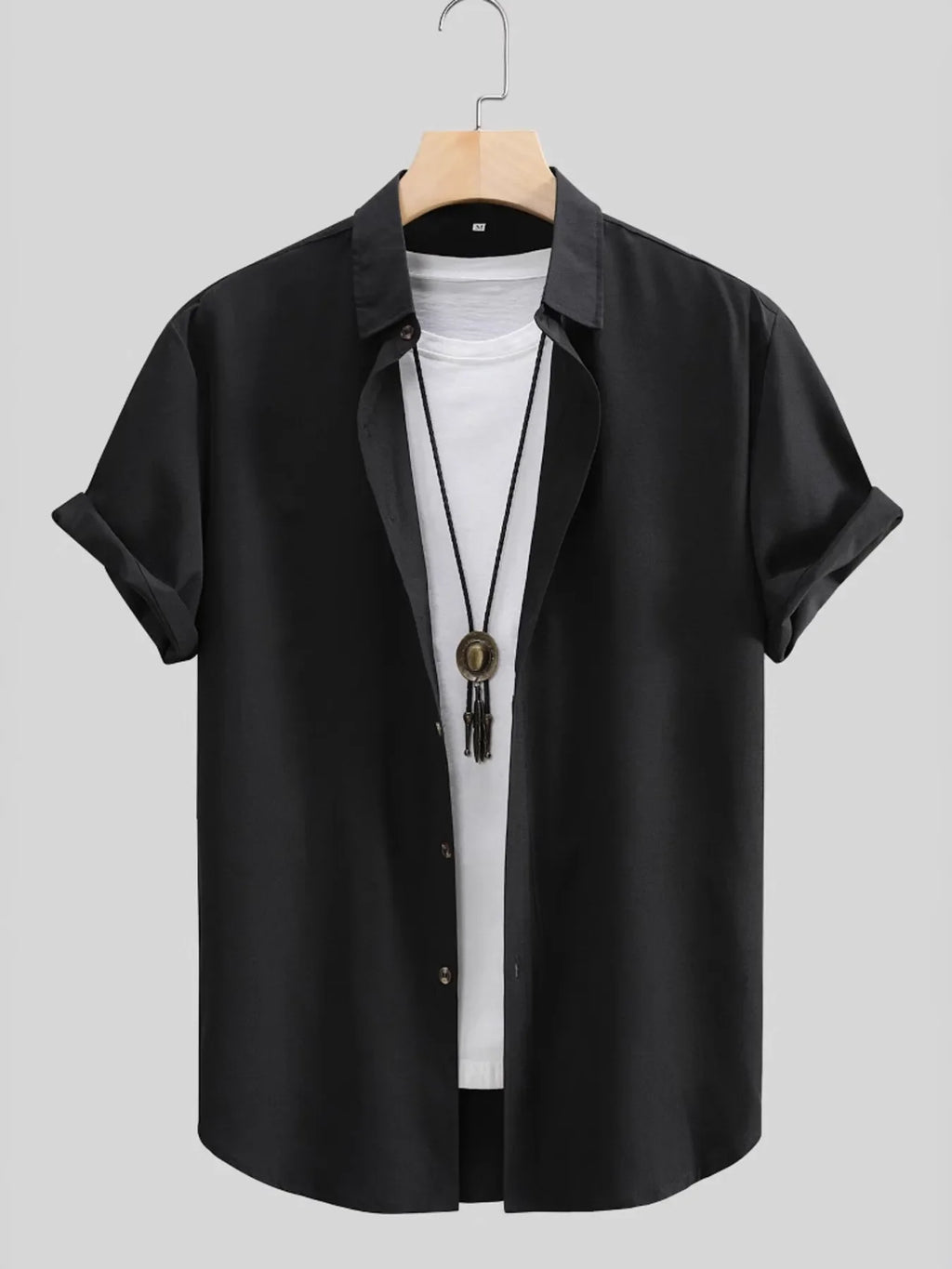 Men's Button Up Short Sleeve Shirt