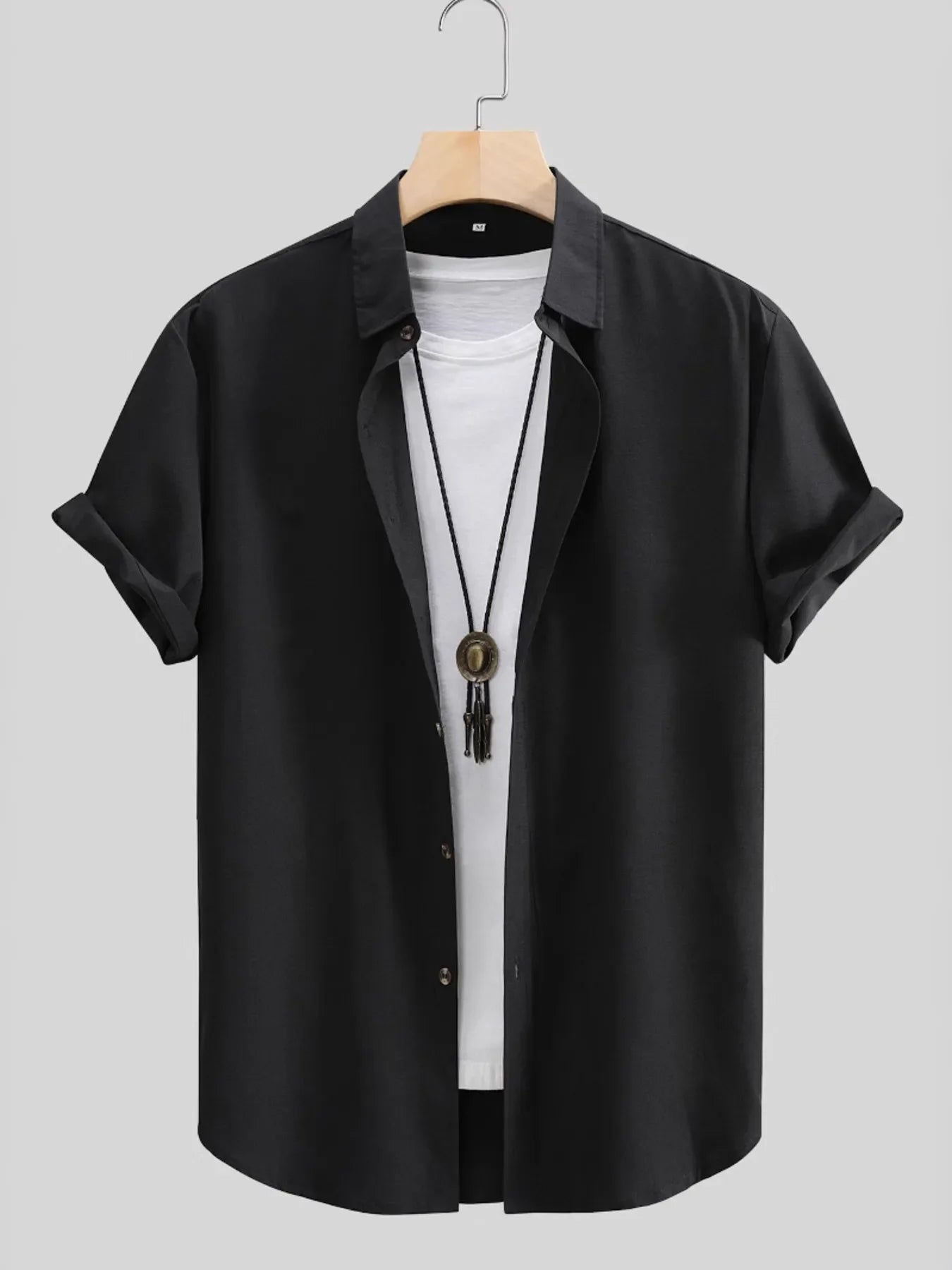 Men's Button Up Short Sleeve Shirt