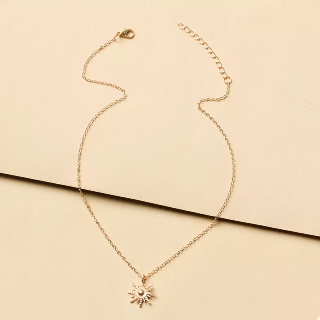 Sunburst Pendant Necklace
