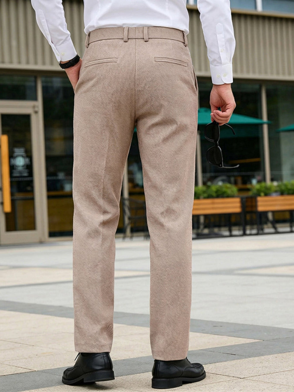 Men's Full Size Classic Fit Dress Pants Plus Size