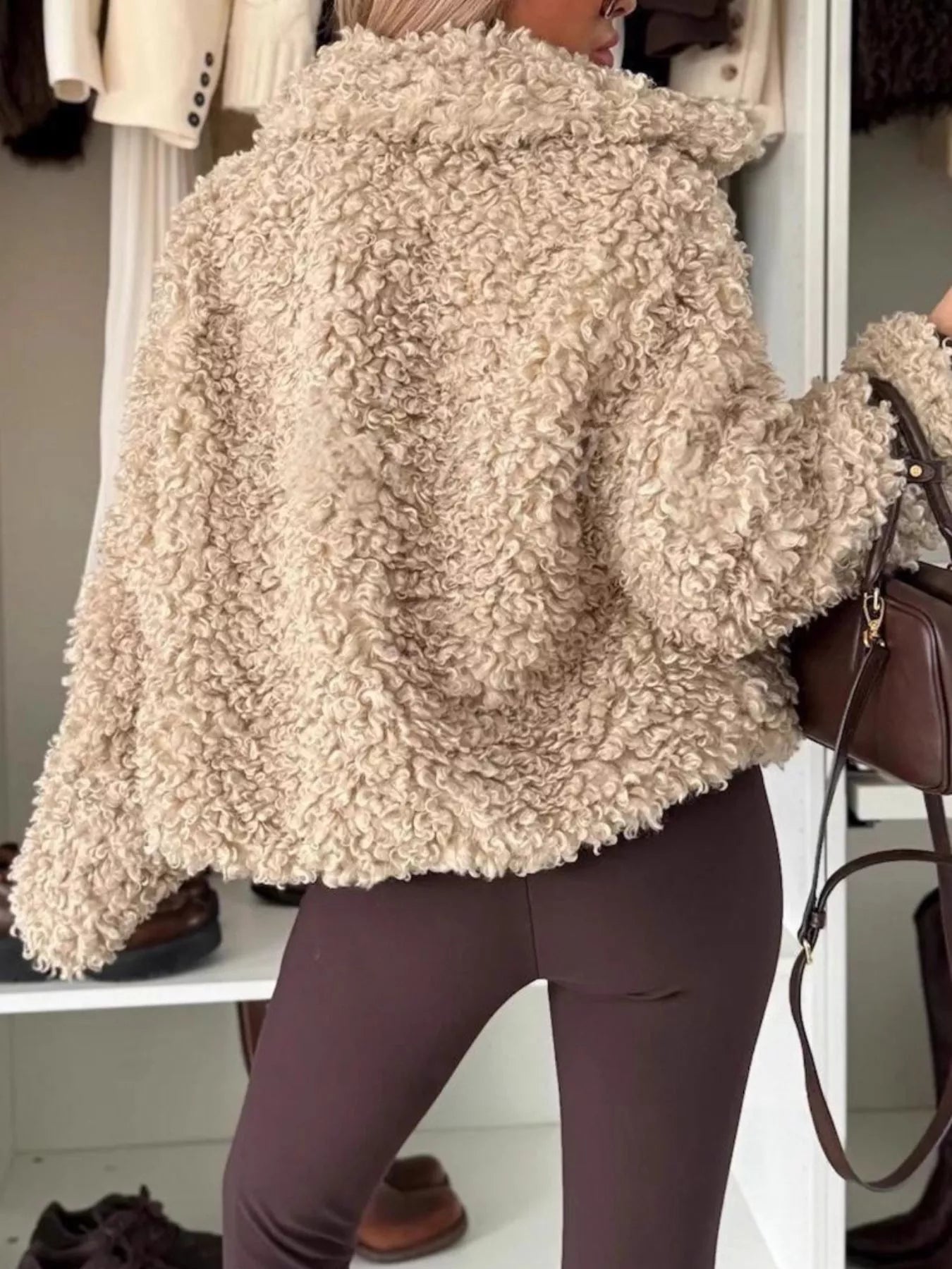 Sherpa Button-Down Outerwear