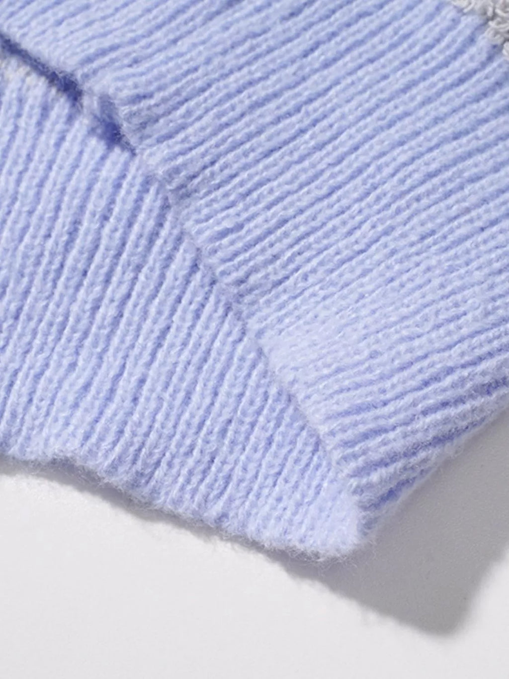 Men's Star Pattern Knitted Sweater