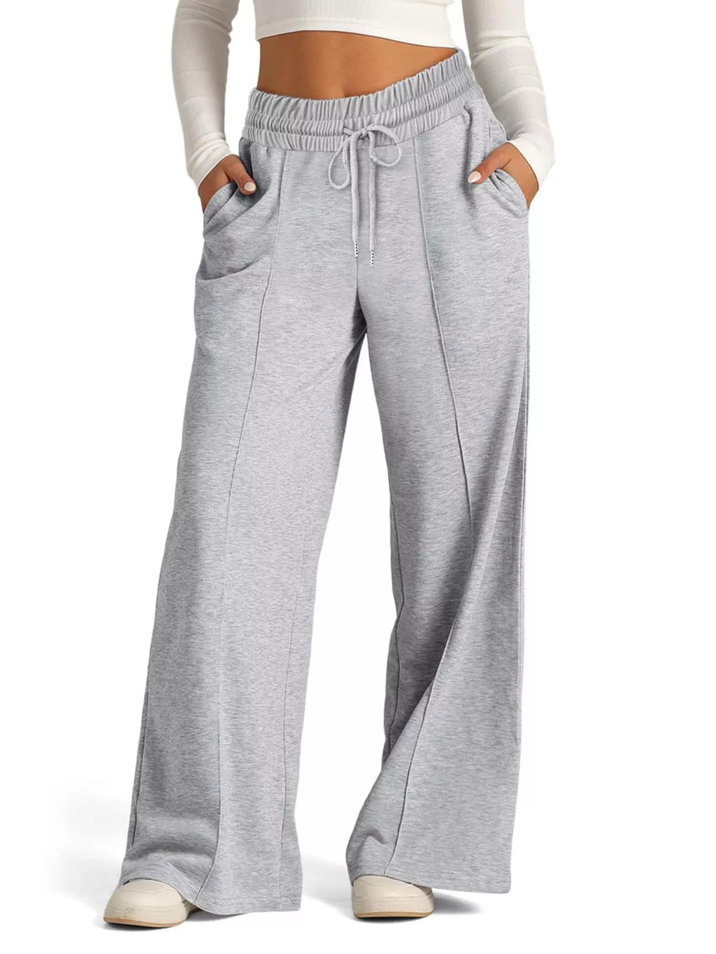 Wide Leg Drawstring Pants