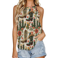 Baha Ranch Cactus Boots Tank Top