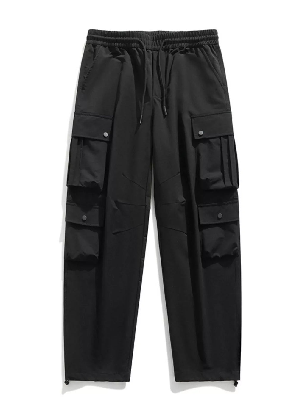 Men's Plus Size Loose Fit Multi-Pocket Cargo Pants