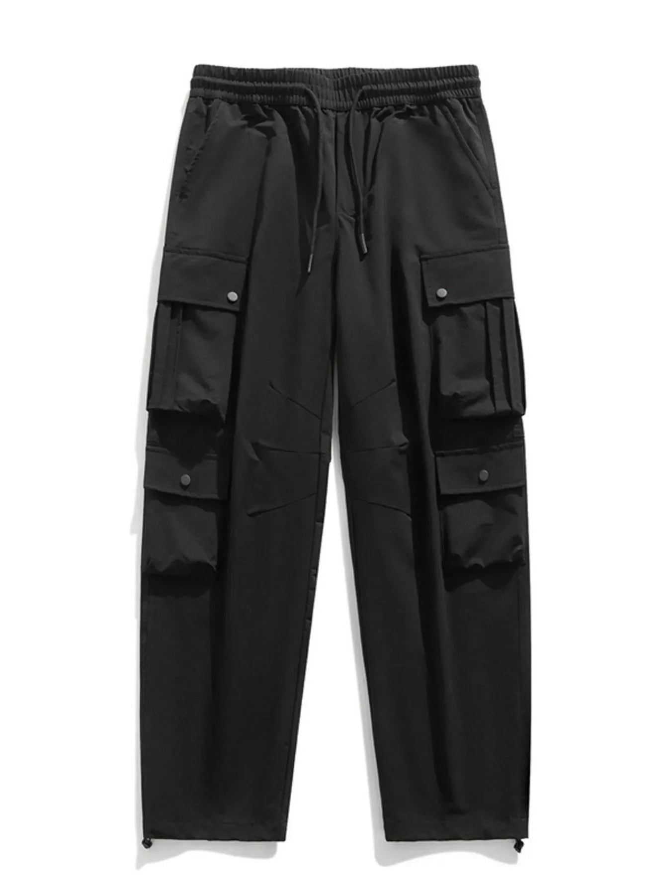 Men's Plus Size Loose Fit Multi-Pocket Cargo Pants