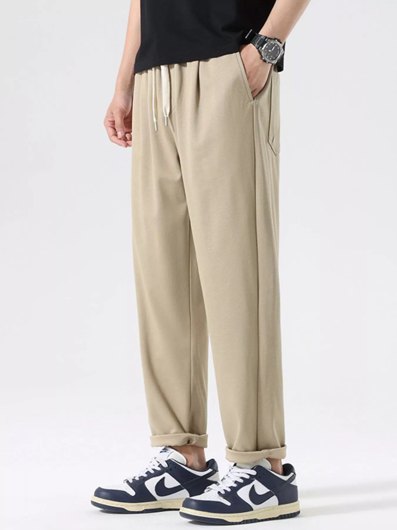 Men's Plus Size Casual Drawstring Pants