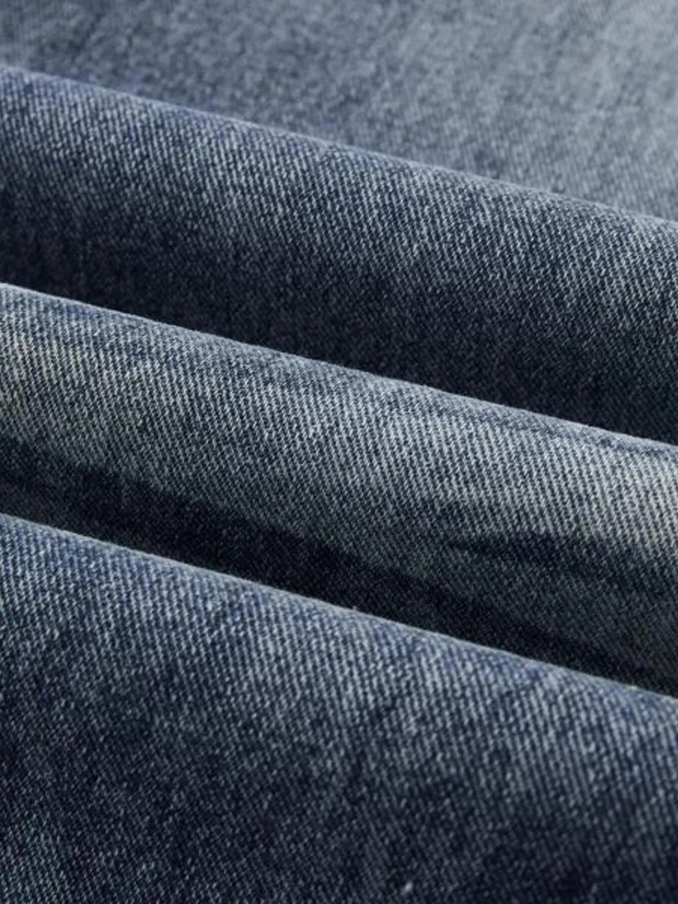 Men's Wash Wide Leg High-Rise Jeans